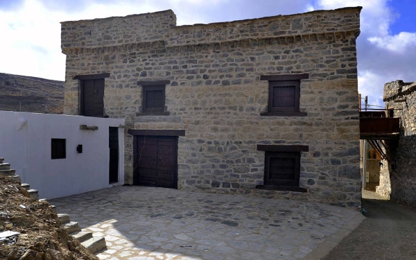 Le palais historique de Bin Qaroush dans le village de Bani Sar, au nord de la ville d’Al-Baha (Agence de presse saoudienne)