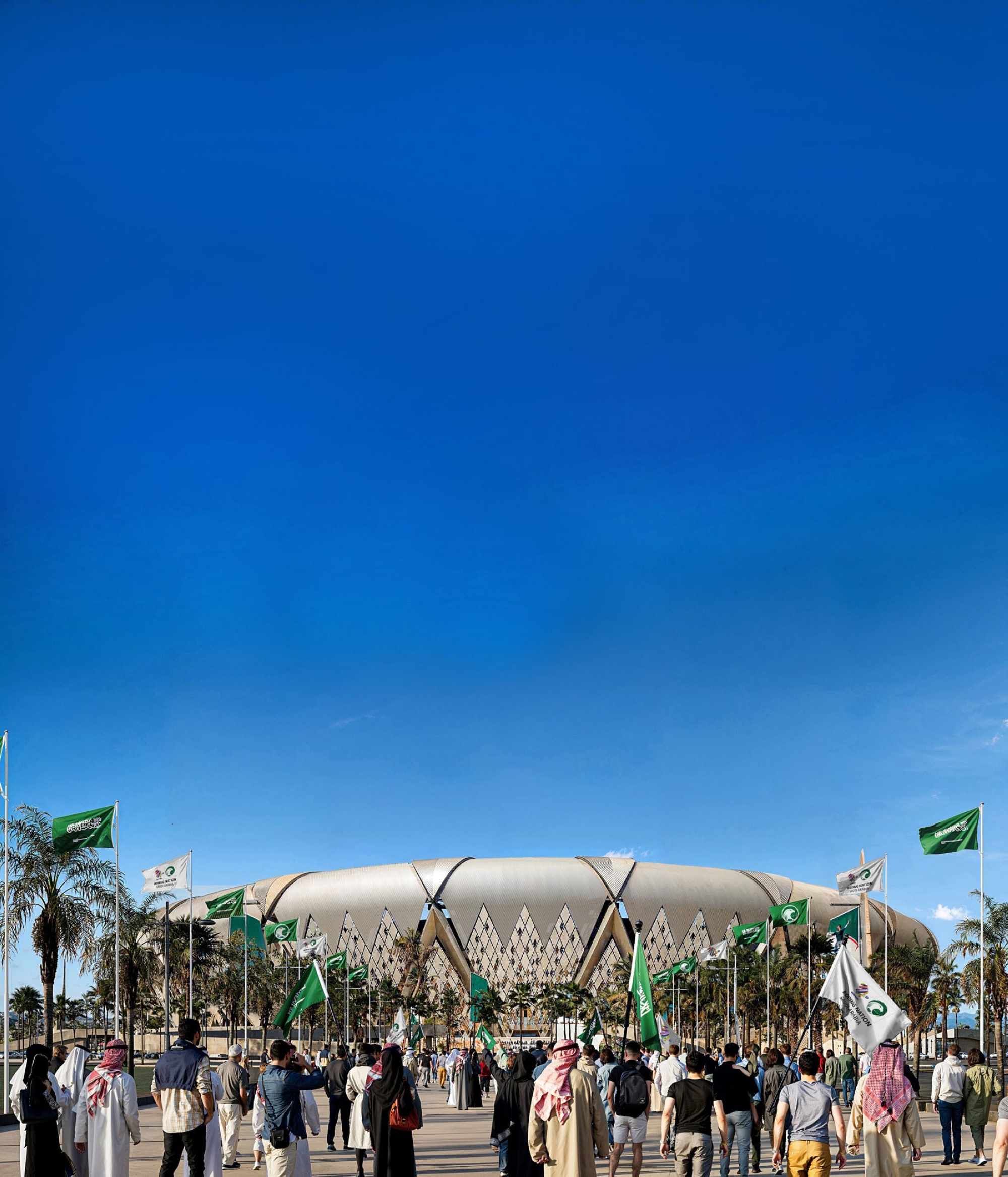 Stade du complexe sportif du Roi Abdallah. (Centre médiatique de la Fédération saoudienne de football)