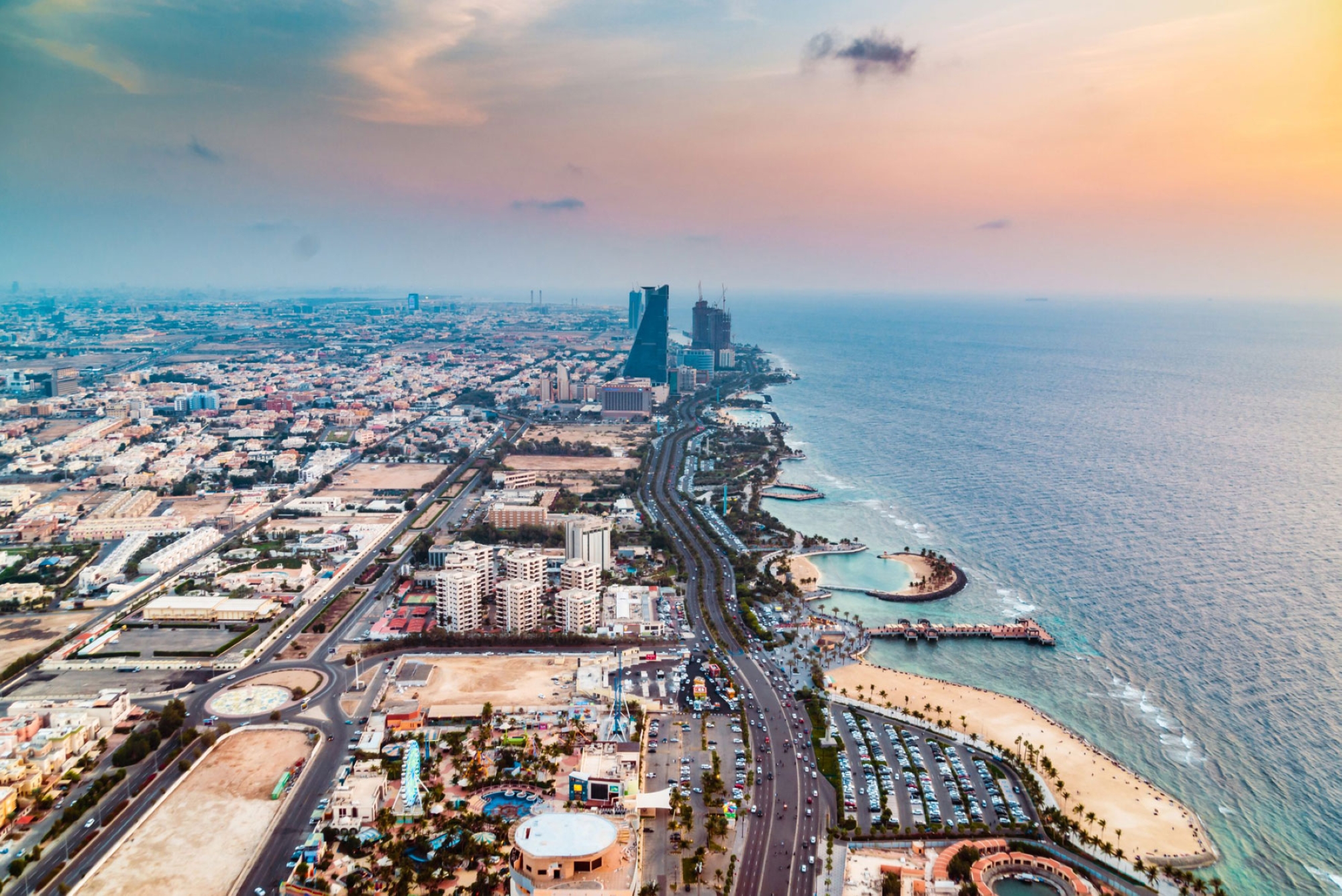 Corniche de Djeddah. (Centre médiatique de la Fédération saoudienne de football)