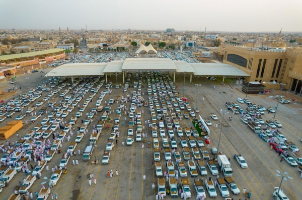 Le marché aux dates de la ville de Buraydah. (Agence de presse saoudienne)