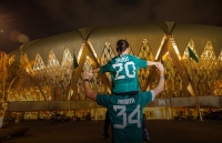 Stade du complexe portif du roi Abdallah à Djeddah, l&#039;un des stades de la Coupe du Monde de la FIFA 2034. (Centre médiatique de la Fédération saoudienne de football).