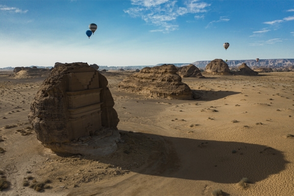 Le château de Farida à Hégra, gouvernorat d'Al-Ula. (Saudipedia) (Commission Royale pour Al-Ula)