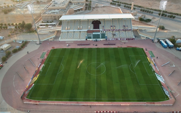 Complexe sportif d’al-Majma’ah, dans le gouvernorat d’al-Majma’ah, dans la province de Riyad. (Saudipedia)