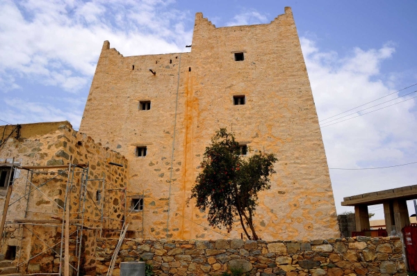 Palais historique de Thurban dans le gouvernorat d’An-Namas, supposé être vieux de plus de 200 ans. (SPA)