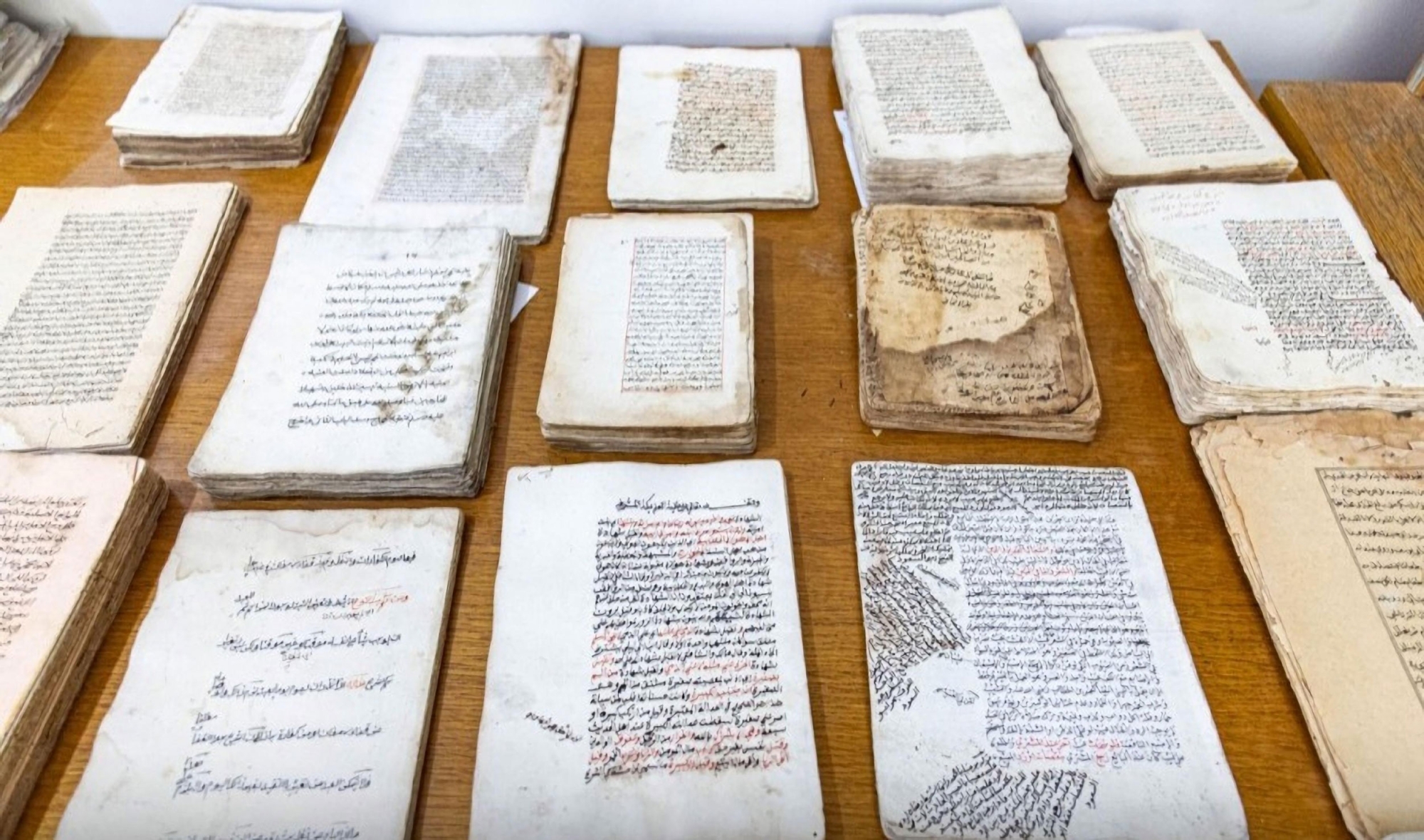 Manuscrits rédigés et copiés par les habitants de Najd dans divers domaines scientifiques. (Agence de presse saoudienne - SPA)
