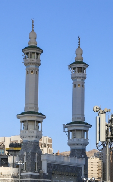 Минареты Заповедной мечети (Saudipedia)