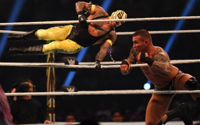 Игра WWE (Crown Jewel) на стадионе Университета имени короля Сауда в Эр-Рияде. (SPA)