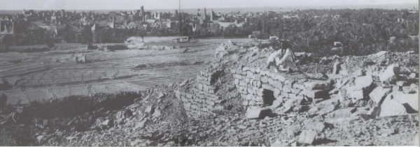 Вид с воздуха на окрестности Эт-Тураифа, 1912 г. (Фонд исследований и архивов короля Абдул-Азиза)