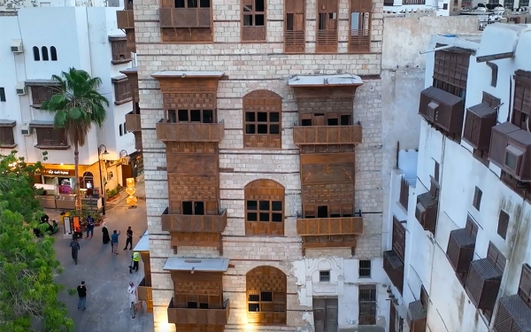 Одно из древних зданий в исторической Джидде. (Saudipedia)