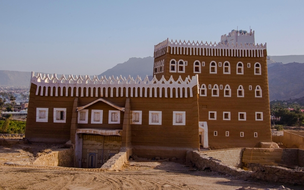 قصر العان الأثري في قرية سعدان بمدينة نجران. (واس)