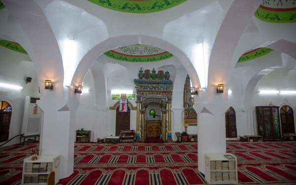 صورة من داخل مسجد النجدي بمنطقة جازان. (سعوديبيديا)  