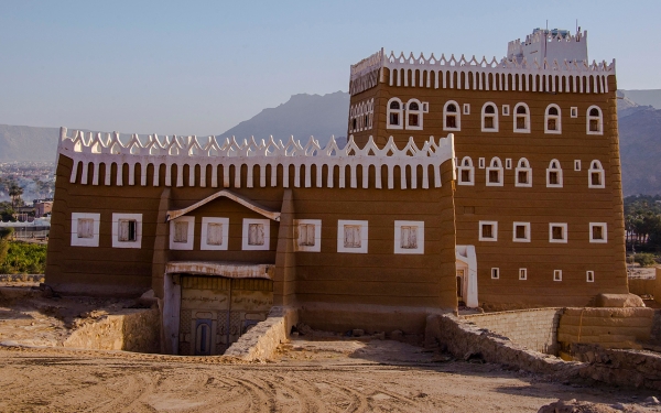 قصر العان الأثري بمنطقة نجران. (واس)