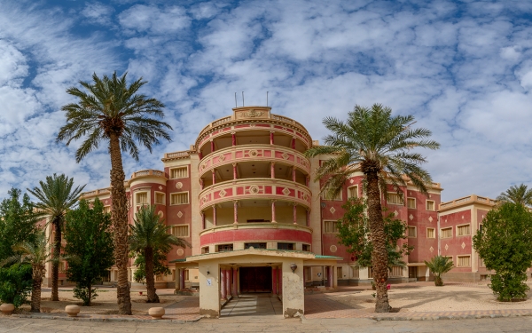 قصر الحمراء التاريخي في مدينة الرياض. (وزارة الثقافة)
