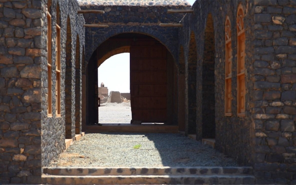 جانب من قصر الملك عبدالعزيز في محافظة المويه. (واس)
