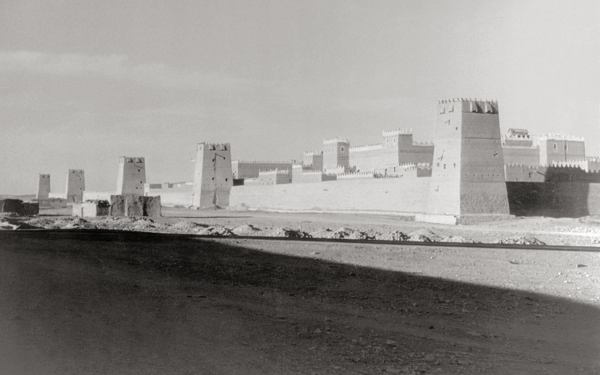 قصر المربع في الرياض، أول قصر بُني للملك عبدالعزيز آل سعود. (دارة الملك عبدالعزيز)