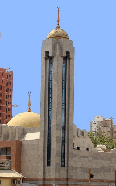 مسجد الجن في حي الغزة بمدينة مكة المكرمة. (دارة الملك عبدالعزيز) 