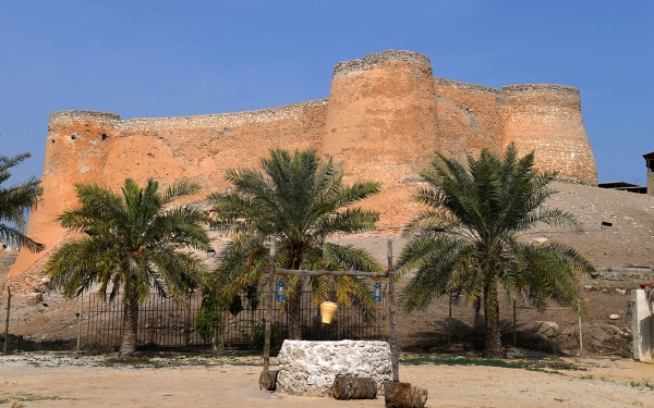 قلعة تاروت الأثرية في المنطقة الشرقية. (واس)