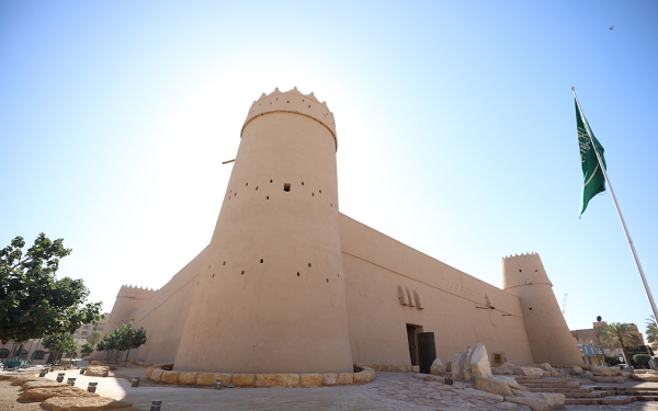قصر المصمك معلم تاريخي في مدينة الرياض. (دارة الملك عبدالعزيز)