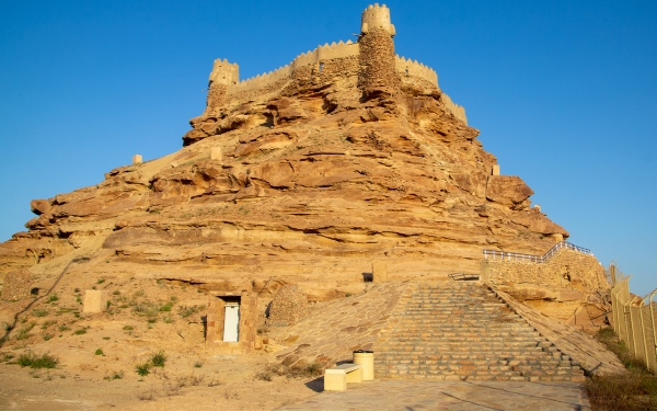 قلعة زعبل معلم تاريخي وسياحي في سكاكا بمنطقة الجوف. (سعوديبيديا)