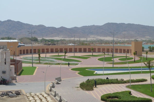حديقة الشهداء في محافظة الجموم. (واس)