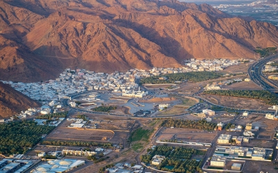 جبل أحد في المدينة المنورة. (واس)