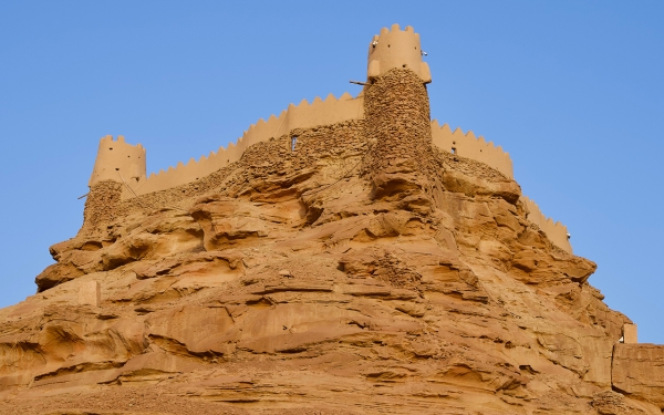 قلعة زعبل الأثرية شمال مدينة سكاكا في منطقة الجوف. (سعوديبيديا)