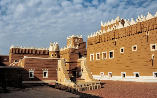 مبنى قصر الإمارة التاريخي وسط مدينة  نجران.(واس)
 