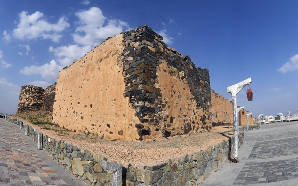 قلعة شمسان بمدينة أبها (واس) 