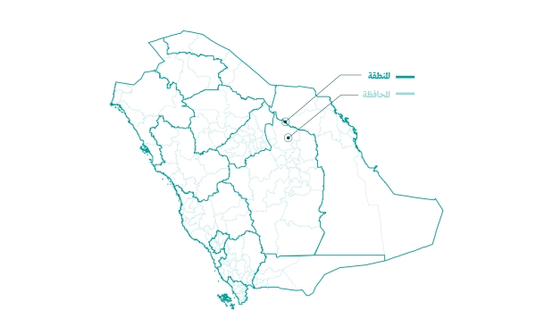 رسم توضيحي للمناطق والمحافظات في السعودية. (سعوديبيديا)