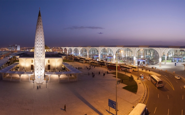 مطار الأمير محمد بن عبدالعزيز الدولي في المدينة المنورة. (واس) 