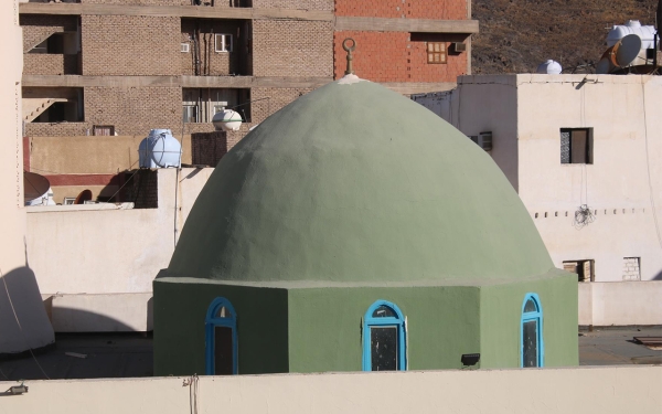 قبة مسجد بني حرام في المدينة المنورة. (واس)