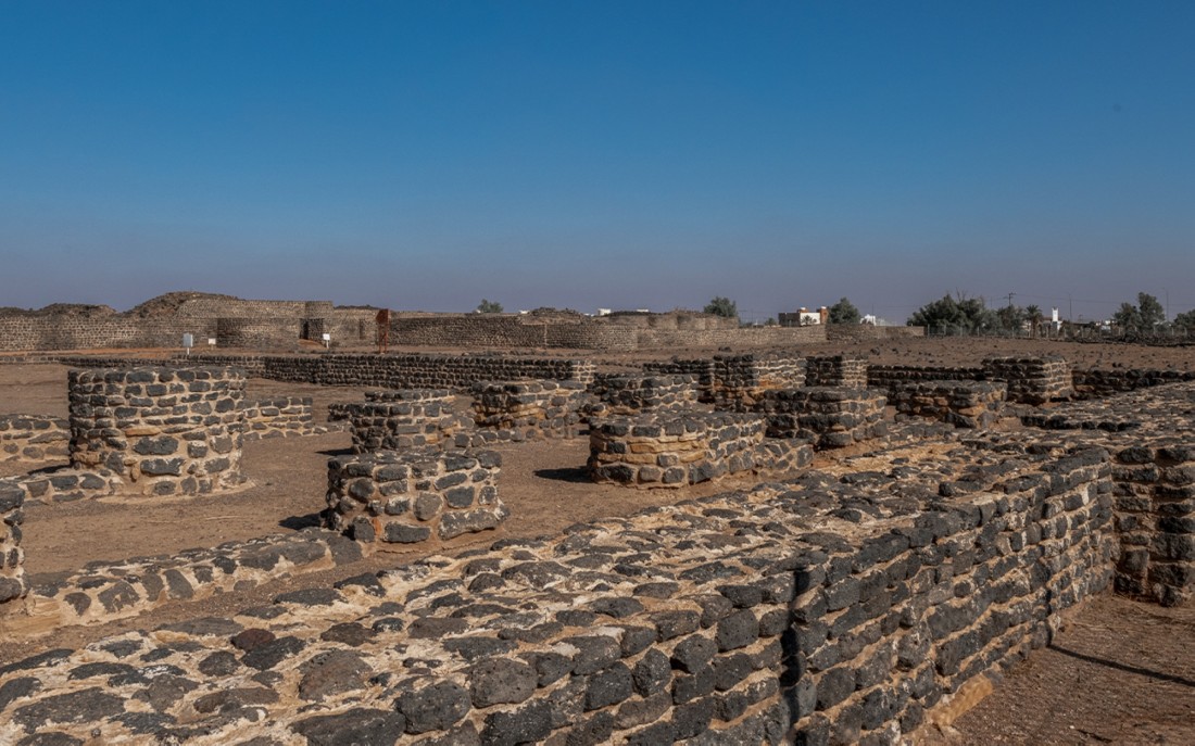 مدينة فيد الأثرية في جنوب منطقة حائل. (وزارة الثقافة)