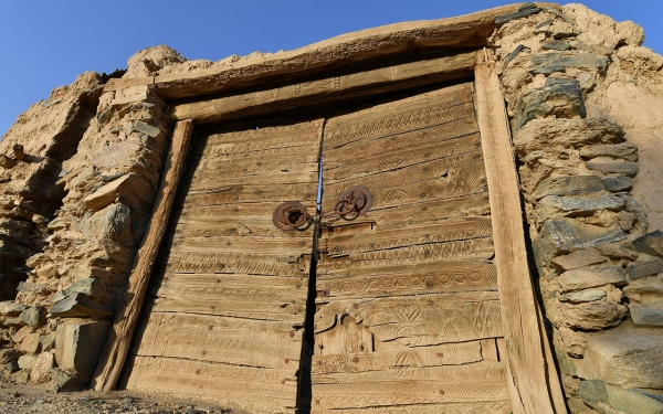 نقوش ورسوم أثرية في محافظة بيشة بمنطقة عسير. (واس)