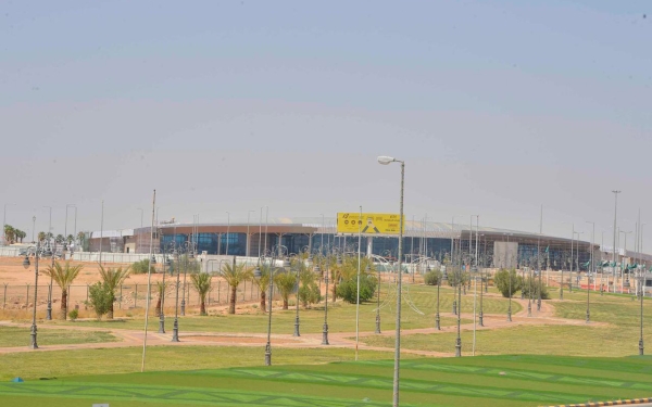 مبنى مطار عرعر بمنطقة الحدود الشمالية. (واس)