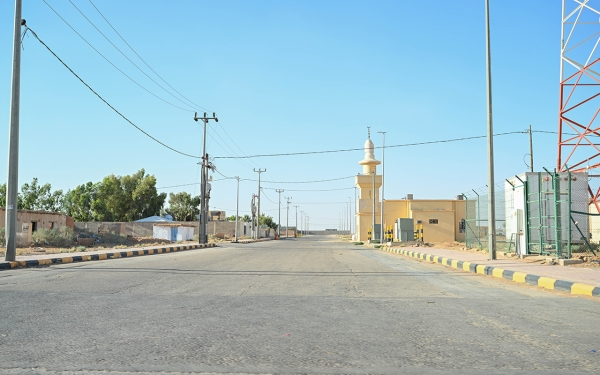 قرية حزم الجلاميد بمنطقة الحدود الشمالية. (واس)