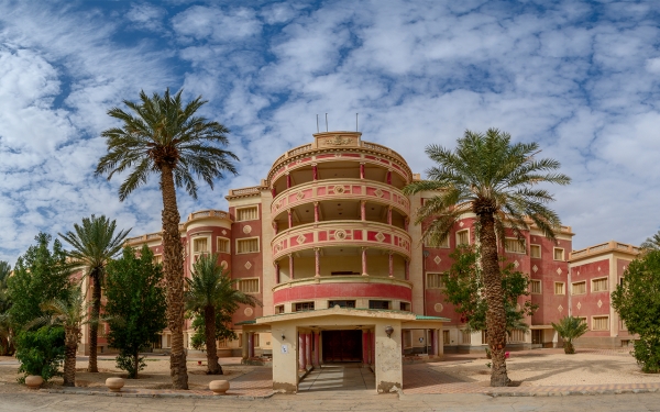 القصر الأحمر التاريخي كان مقرًا للملك سعود في الرياض. (وزارة الثقافة)