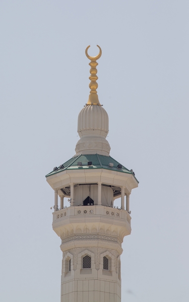 إحدى منارات المسجد الحرام. (سعوديبيديا)
