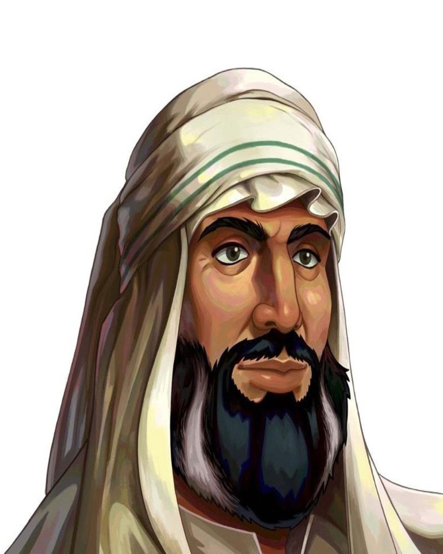 رسم تخيلي للإمام محمد بن سعود مؤسس الدولة السعودية الأولى. (دارة الملك عبدالعزيز)