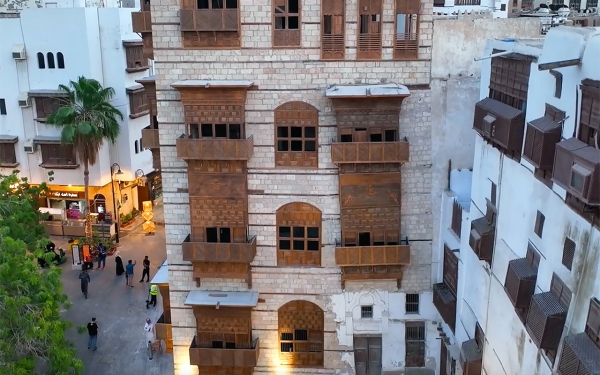 أحد المباني الأثرية في جدة التاريخية. (سعوديبيديا)