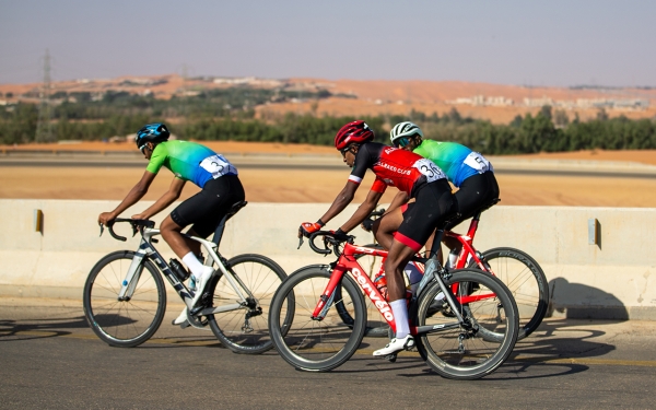  سباق الطرق (الدراجات) ضمن دورة الألعاب السعودية. (سعوديبيديا)
