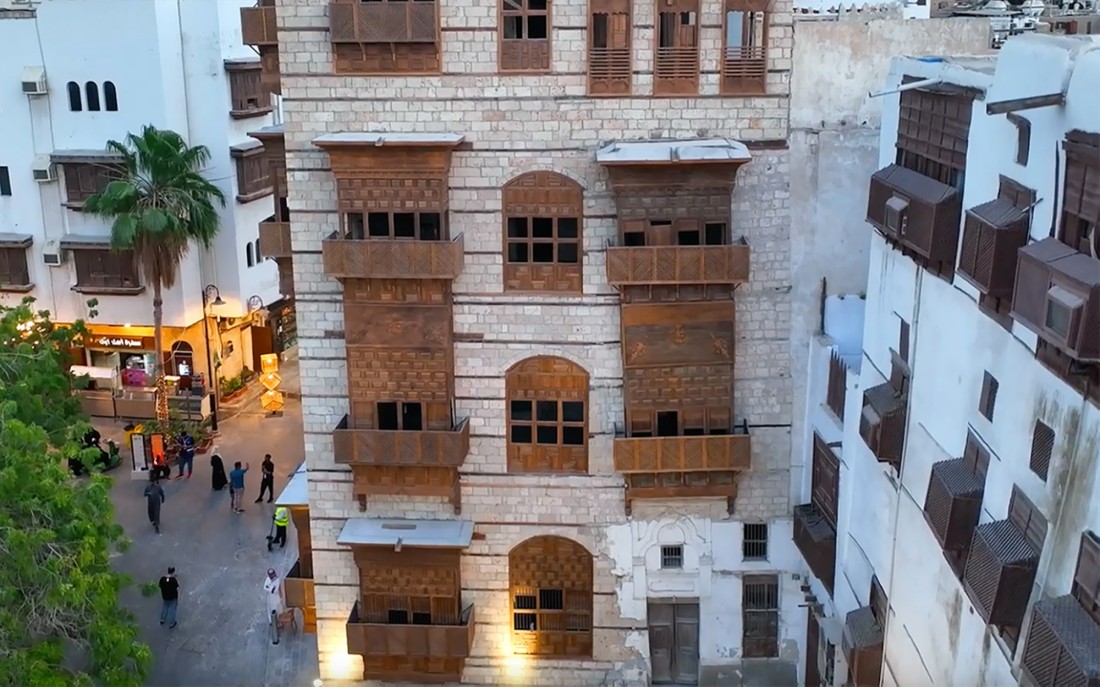 أحد المباني القديمة في جدة التاريخية. (واس)