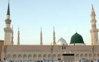 المسجد النبوي الشريف بعد التوسعة السعودية الثانية. (واس)
 
