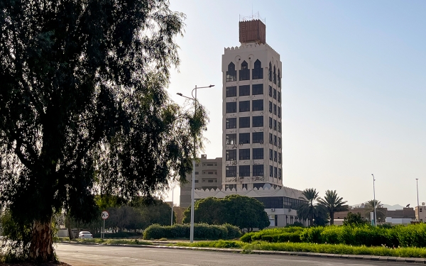 برج حائل من أهم معالم حائل، ويعد أطول برج في شمال المملكة، أنشئ عام 1402هـ/1982م. (سعوديبيديا)