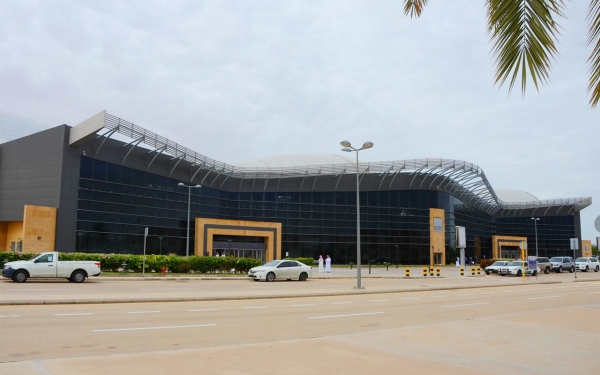 مطار نجران، وهو أقرب المطارات إلى محافظة بدر الجنوب. (واس)