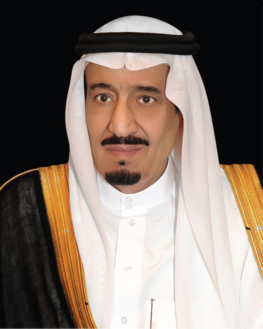 خادم الحرمين الشريفين الملك سلمان بن عبدالعزيز آل سعود.