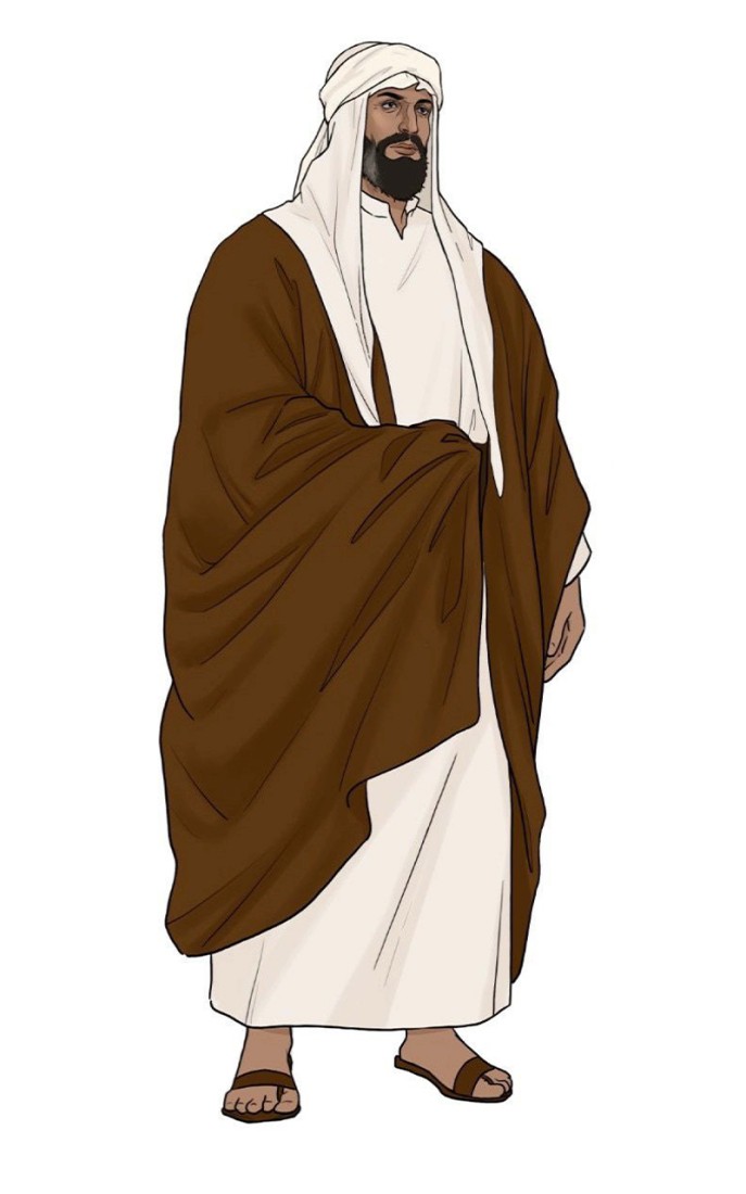 رسم تخيلي للإمام محمد بن سعود. (دارة الملك عبدالعزيز)
 