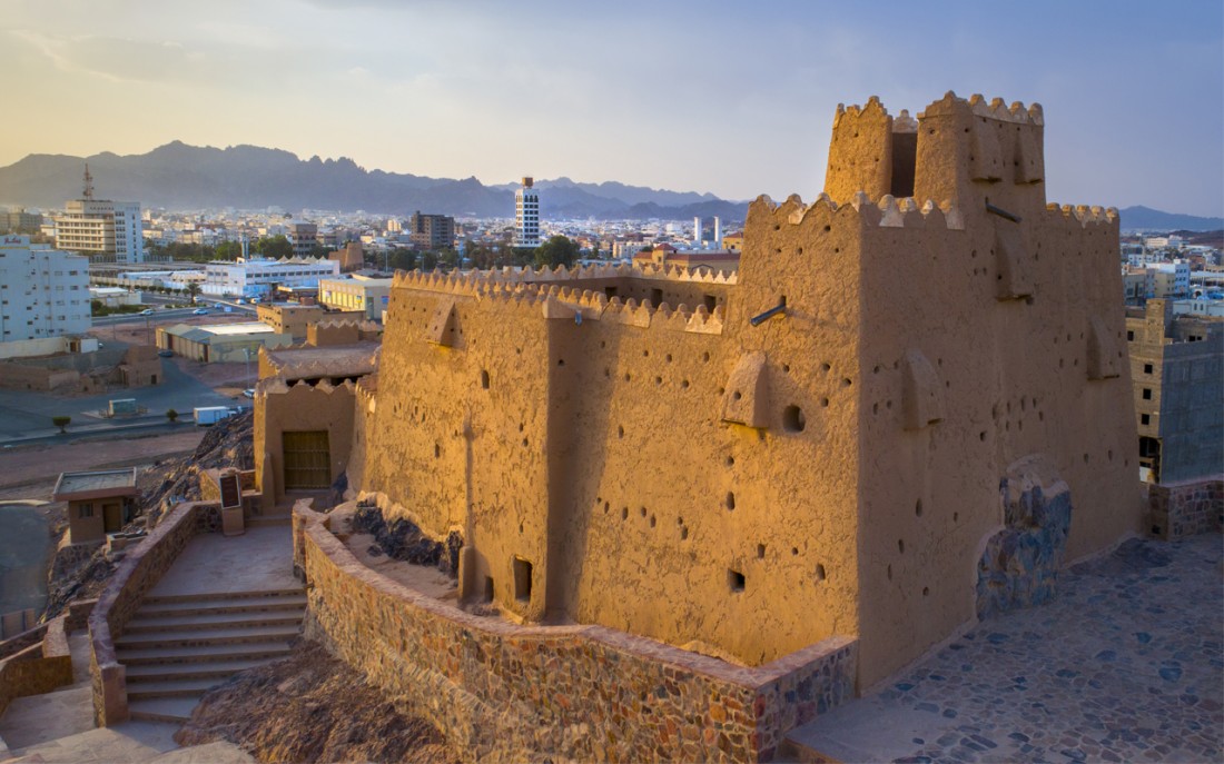 قلعة أعيرف في مدينة حائل. (سعوديبيديا)