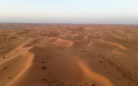صورة جوية لصحراء النفود الكبير في السعودية. (سعوديبيديا)