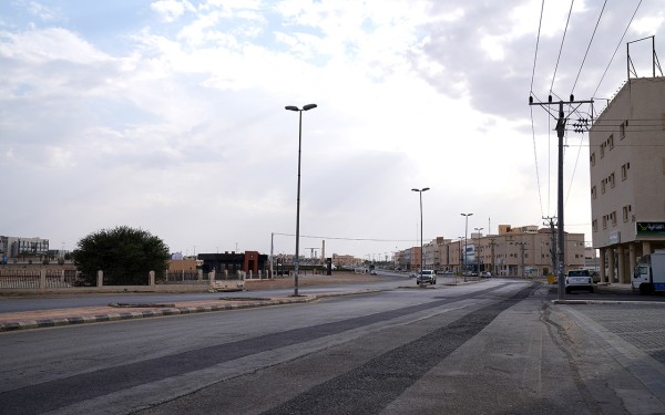 أحد الشوارع في محافظة القويعية التابعة لمنطقة الرياض. (سعوديبيديا)