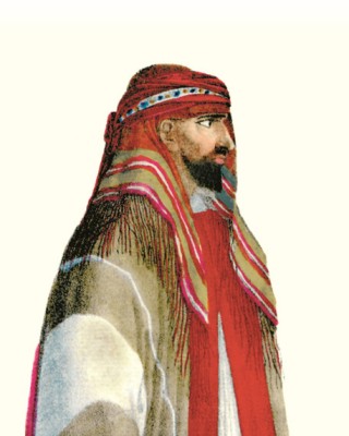 صورة الإمام عبدالله بن سعود رسمت بيد أحد المعاصرين. (دارة الملك عبدالعزيز)